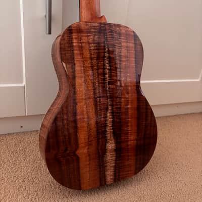 Kanile'a Platinum 2016 Limited Edition Tenor Ukulele (#14654) - Master Grade 5A Curly Koa image 7