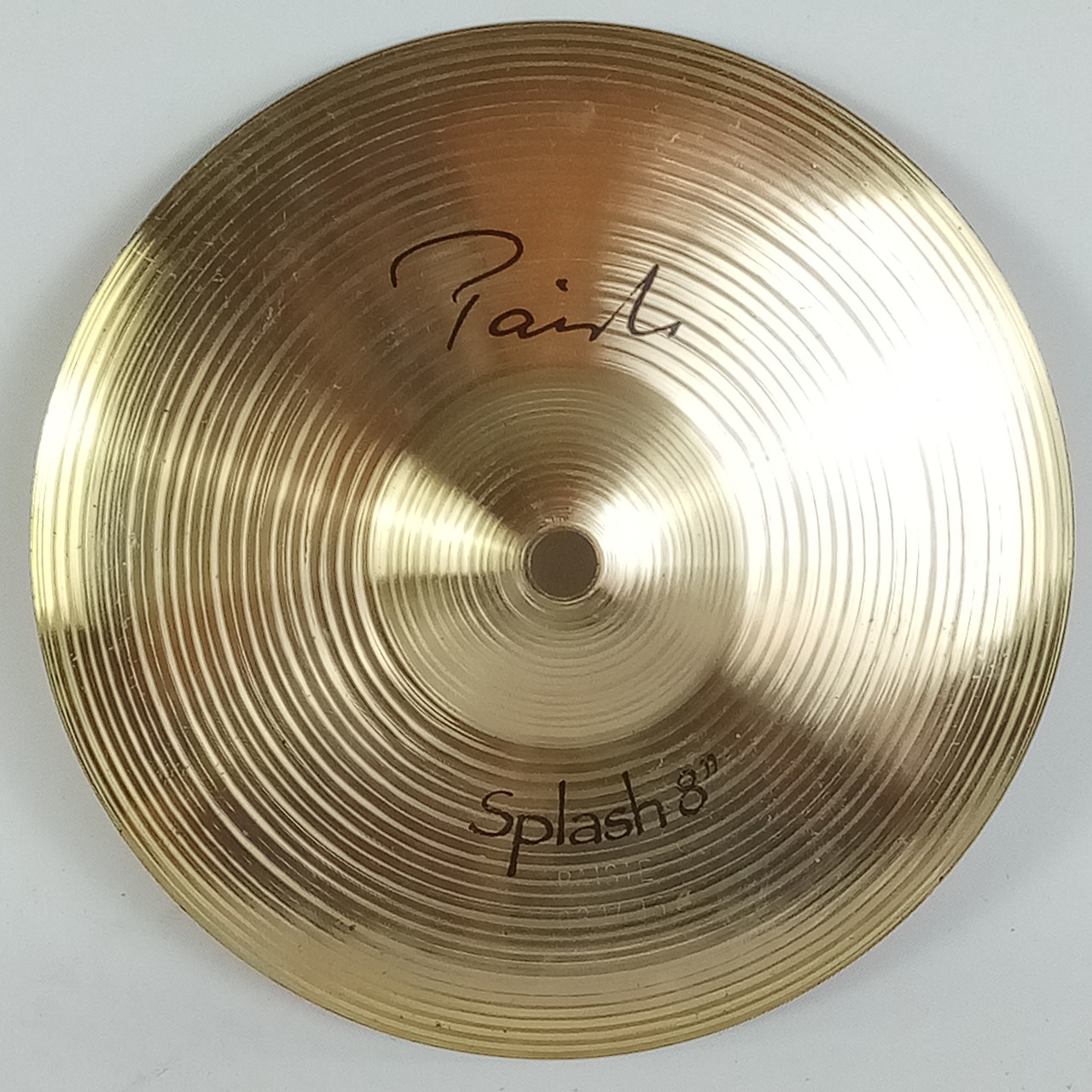 Paiste 8"153g Signature Splash Cymbal B15 Bronze Alloy Excellent Mint Condition — main photograph