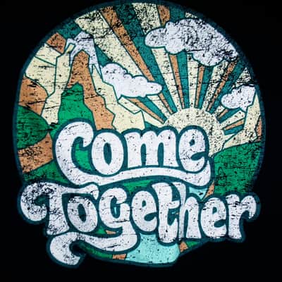 beatles related come together song title 2xl MINT 2000s tee - abbey road john paul george ringo epiphone guitar hofner bass image 1