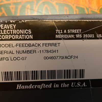 Peavey Feedback Ferret Feedback Destroyer 2010s - Grey/Silver image 2