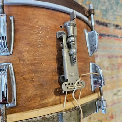 Ludwig 14x6.5" 3-ply Snare Drum - Keystone Badge - Nickel P83 Throw-Off image 5