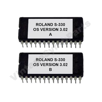 Roland S-330 S330 Eproms with Firmware Os Version 3.02 Update Upgrade Rom Eprom