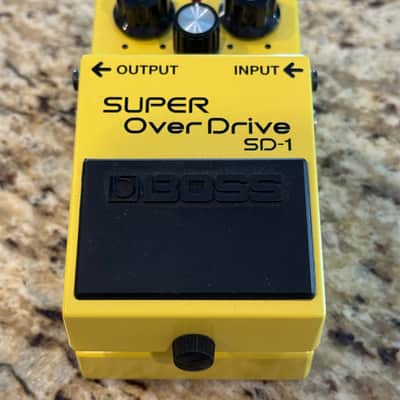 Boss SD-1 Super OverDrive (Silver Label) 1997 - Present - Yellow image 4