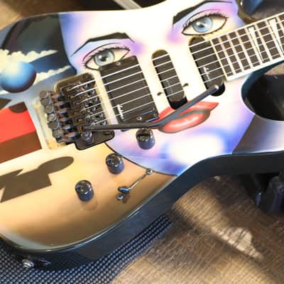 1990 Jackson Fusion USA HSS Electric Guitar Deco Dream Soloist + OHSC image 6