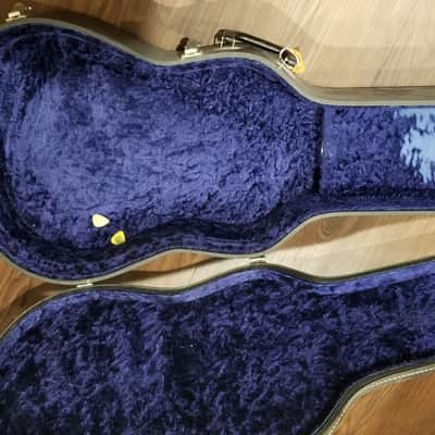 Victoria hard shell case for 1960's Fender, other models, fits d-28, adj-50  1960's black/blue image 5