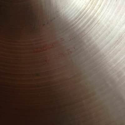 *Tosco/Sabian 20" Ride Cymbal Med-Thin 2240g Rotocast Italy Vintage 70s Blue Lbl image 2