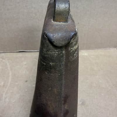 Unbranded Vintage Steel Cowbell – Rustic Patina – Heavy-Duty Construction – Fully Functional – Used image 12
