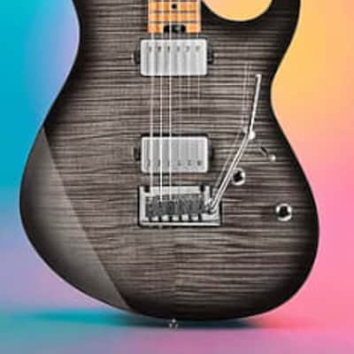 Cort G290 FAT II Electric Guitar â€“ Transparent Black Burst, Roasted Maple Neck & Fretboard, H-H Pickups image 2