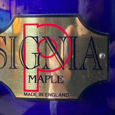 Premier - 5x14" Signia Series Maple Snare Drum 1994–2000 - Purple Lacquer image 2