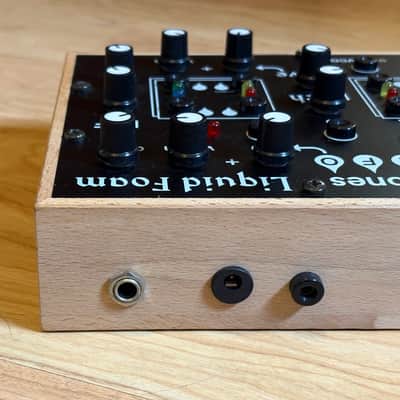 Herbs and Stones Liquid Foam Desktop Monophonic Analog Groovebox 2020 - Present - Black with Wood Frame image 4