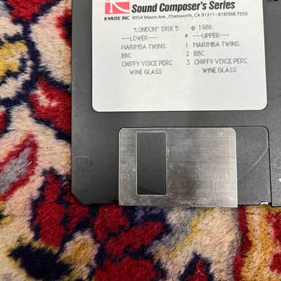 K-Muse Sound Composer Series “London” Disk 1,2,3,5 Floppy Disk Lot 1986 image 5