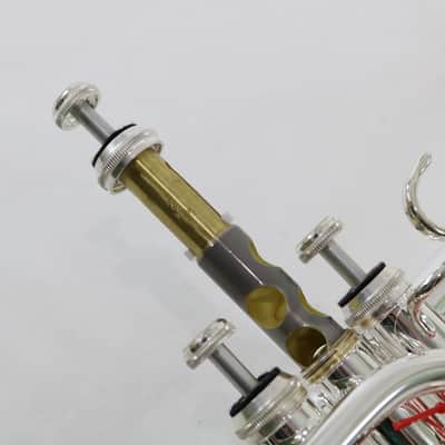B&S Model 3116/2 Challenger Professional Eb/D Two Bell Trumpet MINT CONDITION image 12