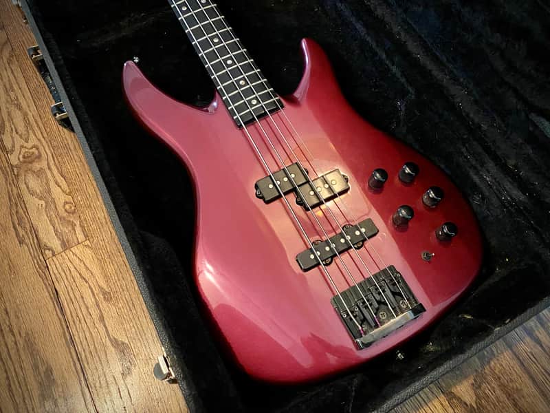 Peavey Dyna Bass Unity Series USA neck thru 90’s Purple image 1