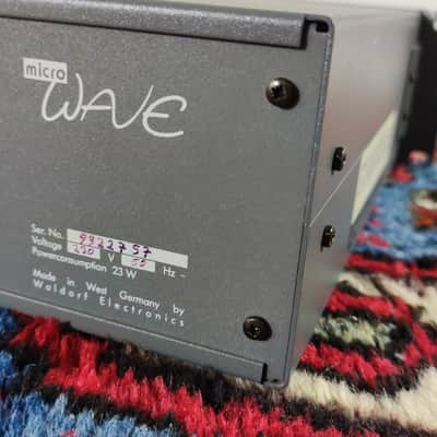 Waldorf Microwave Rackmount Wavetable Synthesizer 1989 - Blue (Serviced / Warranty) image 7