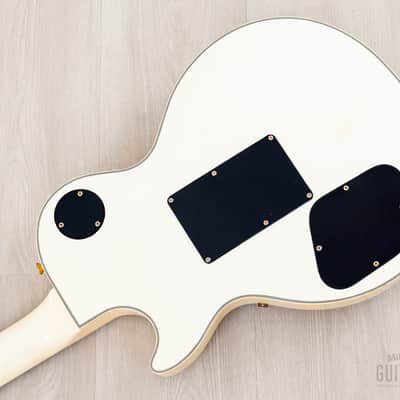 1987 Burny LC-100YS Yasu Signature Vintage Guitar Snow White w/ Tremolo & Case, Japan Fernandes image 15