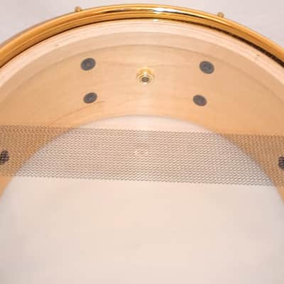 MP CUSTOM MAPLE WARRIOR SERIES SNARE DRUM (C VIDEO) BOTTOM RE-RING 2025 - BRASS/BLUE BUBBLES - FREE SHIP TO C-USA! image 8