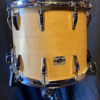 Russ McKinnon's, Remo 14x11.5" Brazilian Marching Snare Drum 1980's - Natural image 13