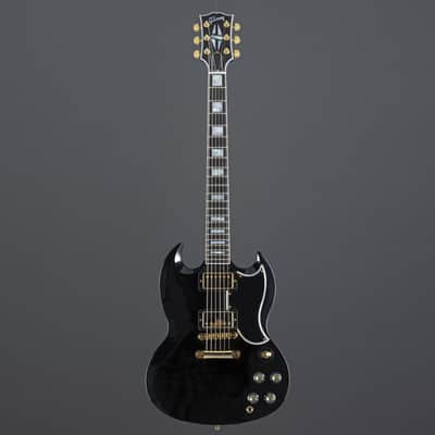 Gibson SG Custom 2-Pickup Ebony - Custom Electric Guitar image 2