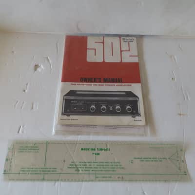 McIntosh MC 502 Power Amplifier 1978-1982 - standard image 6