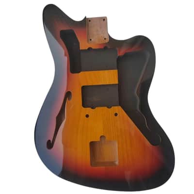 Alder Wood Semi Hollow Jazzmaster Style Guitar Body image 1