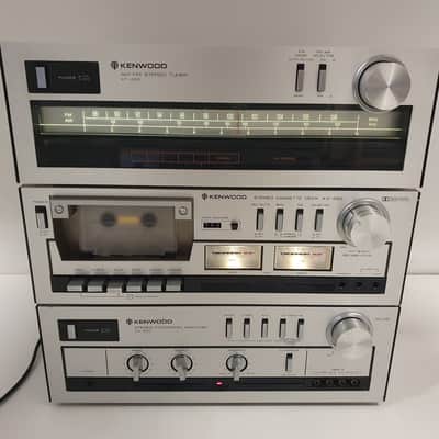 Kenwood KA-300 Amplifier - KX-400 Cassette deck - KT-400 Tuner - Nice Serviced set image 2