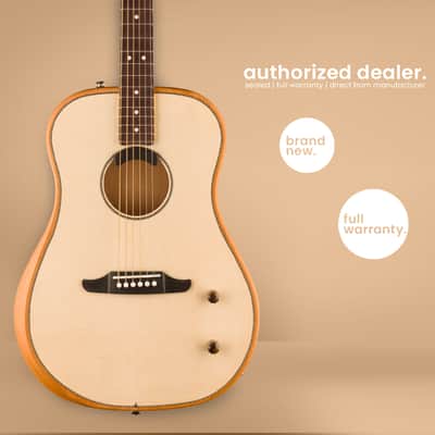Fender Highway Series - Dreadnought Acoustic Electric Guitar - Natural image 1