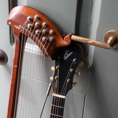 1914 Gibson Style U Harp Guitar image 3