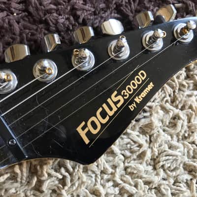Kramer Focus 3000D 1984 Black MIJ RARE stock DiMarzio humbucker image 10