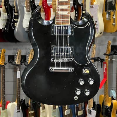 Gibson Sg Standard 50 Th Anniversary 24 Frets Ebony Black 2011 image 1