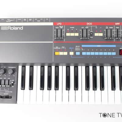 Roland Juno-106 *RESTORED Classic 80s Synthesizer synthwave VINTAGE SYNTH DEALER image 2