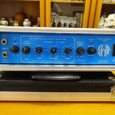 SWR Baby Blue-Electric Blue Bass Amp-Head (Baby Blue II) 90s Excellent image 5