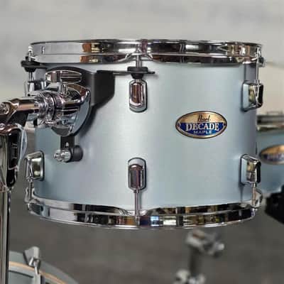 Used Pearl Decade Maple 4pc Drum Set Blue Mirage - Very Good image 2