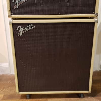 Fender Rumble Bass Custom Shop Tube Head W/ 4x10 Cabinet 2000's - Blonde with OX Blood image 10