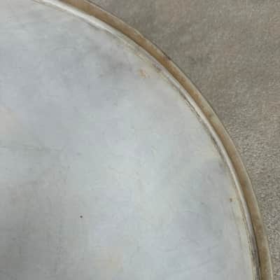 Slingerland Vintage Radio King 24” Genuine Calf Skin Bass Drum Head Lot #2 40s - Calfskin image 18