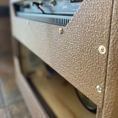 Fender '62 Super Guitar Amplifier Amp Reissue 2-Channel 40 Watt 2x10" Tweed 40w image 18