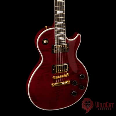Gibson Custom Shop Les Paul Axcess Custom Figured Top Wine Red Used image 3