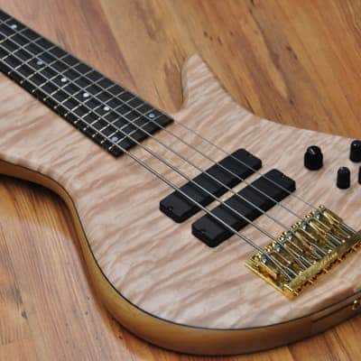 Fodera Tom Kennedy Emperor II Quilted Maple image 5