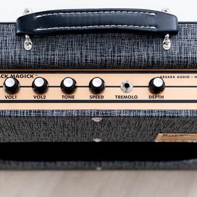 2016 Supro Black Magick 1695T 1x12 Tube Combo Amp w/ Dr Z Brake Lite Attenuator, Ftsw image 4