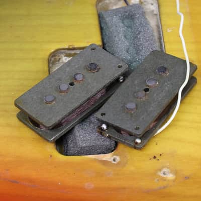 1977 Fender Precision Bass - Sunburst - OHSC image 21