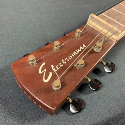 Vintage 1940's Electromuse "Canoe Paddle" Lap Steel Guitar with Original Case image 7