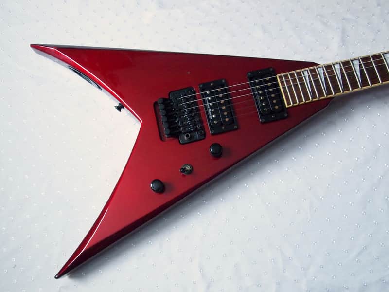 Jackson Grover Jackson King V 2000 Red | Reverb