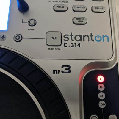 Stanton C.314 DJ Tabletop CD Player With Mp3 Playback Mixer Turntable - Working in Orig. Box image 10