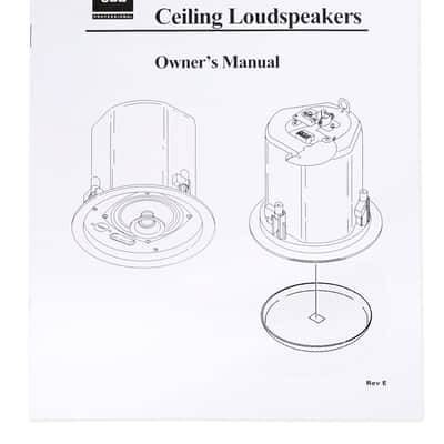 2) JBL Control 24CT 4" 70v Commercial Restaurant/Bar/Cafe White Ceiling Speakers image 8