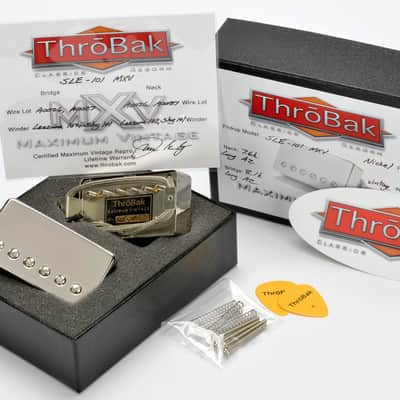 ThroBak SLE-101 MXV P.A.F. Repro Set Brite Nickel image 2