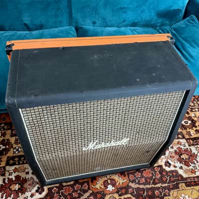 Vintage 1971 Marshall 4x10 Guitar Amplifier Speaker Cabinet Celestion 9384 1970s image 5