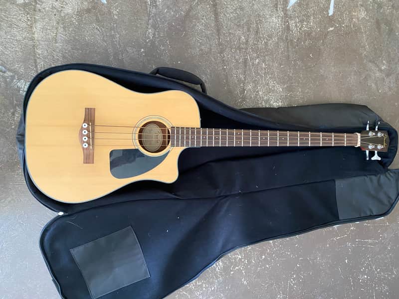 Fender CB-100CE Acoustic-Electric Bass 2010s - Natural image 1