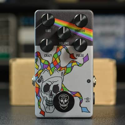 Flattley Guitar Pedals Crazy Diamond 2021 - Present - Silver / Rainbow Graphic image 1