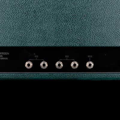 Pre Owned 2007 Divided By 13 FTR37 Green/Cream Guitar Amp Head And 2x12" Cab with Footswitch and Covers image 19