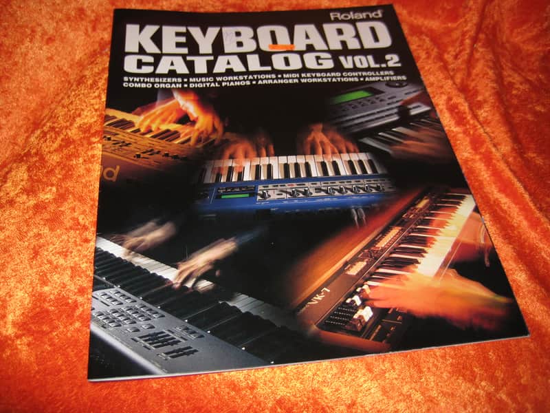 Roland Keyboard Catalog Vol. 2 Synthesizers and Keyboards From 1999 image 1