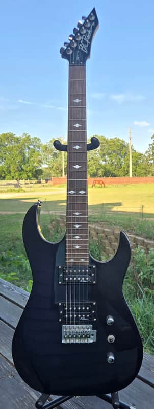 B.C. Rich ASM-1 Pearl Black 2014 Mint! Awesome shredding beast image 1